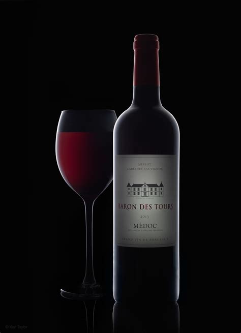 Wine Bottle Photography - Red wine bottle and glass. Subtle and ...