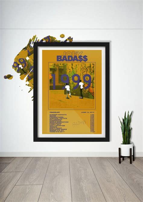 Joey Badass 1999' Album Tracklist Print | Etsy