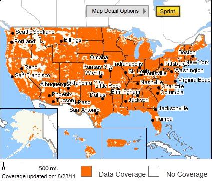 Sprint Coverage Maps | WONTEK