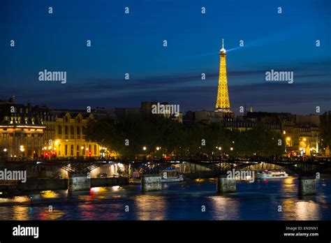 France, Paris skyline at night Stock Photo - Alamy