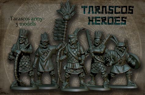 28mm Tarascan Heroes – Lancer Miniatures