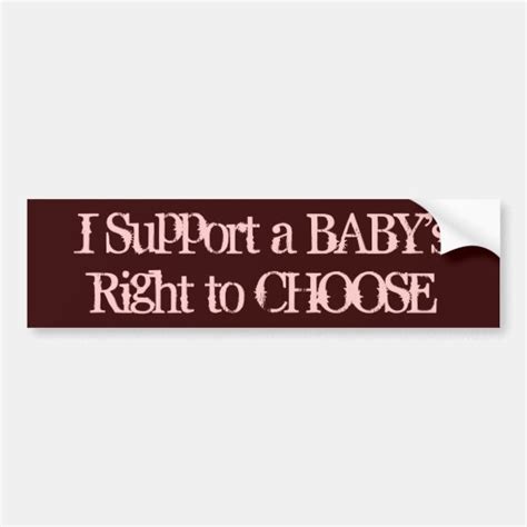 Pro-Life Bumper Stickers, A Baby's Right Bumper Sticker | Zazzle.com