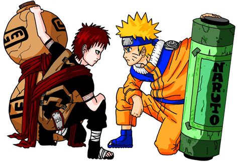 Gaara vs Naruto by 6LM9 on DeviantArt