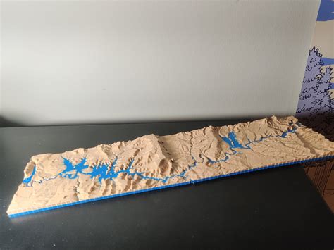 Custom 3D Printed Topographic Maps - Etsy