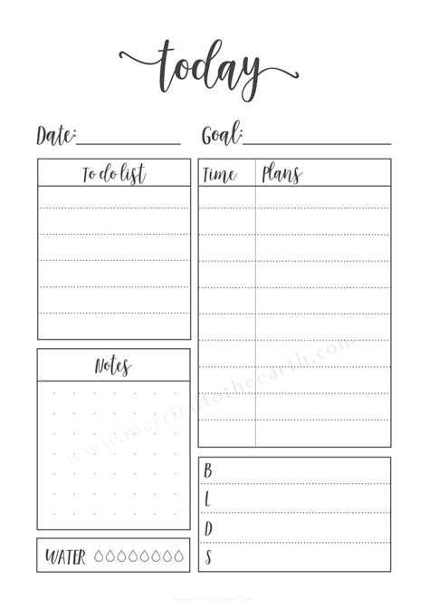 Bullet Journal Free Printables