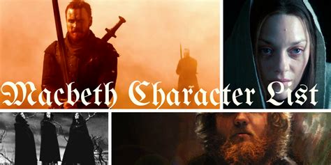 Macbeth Characters List, In-depth analysis of all important characters