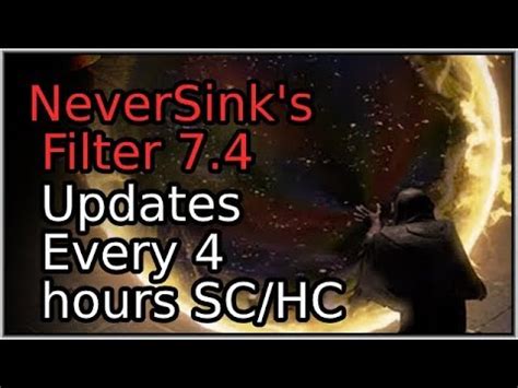 NeverSink's Filter - 7.4 - updates every 4 hours for SC and HC! - YouTube