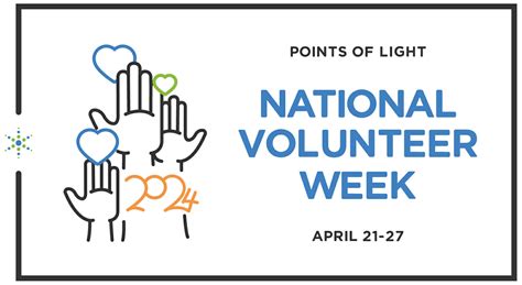 National Volunteer Week - Points of Light