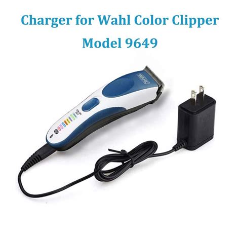 AC Adapter Charger for Wahl Color Pro Cordless Hair Clipper & Trimmer 9649 - Replacement Power Cord