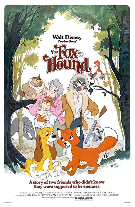 The Fox and the Hound (#1 of 3): Extra Large Movie Poster Image - IMP ...