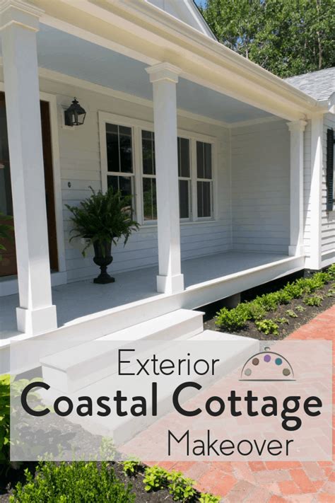 Coastal Cottage Exterior Makeover - Color Concierge