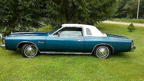 1975 Chrysler Cordoba / No Reserve for sale