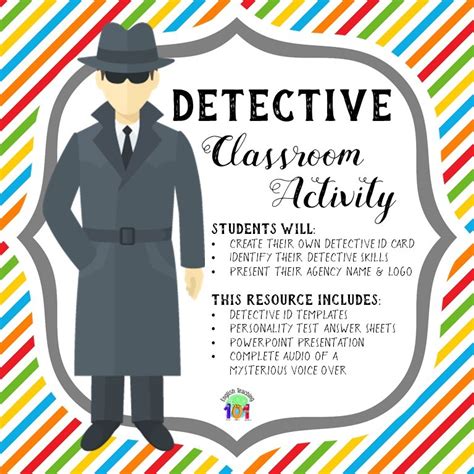 Detective Classroom Activity with Mysterious Voice Over! | English ...