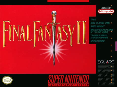 What's the story behind Final Fantasy II's box art? - NeoGAF