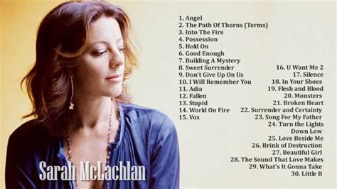 Sarah McLachlan Greatest Hits (Full Album) - The Best Of Sarah ...