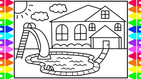 26 best ideas for coloring | Pool Coloring Page