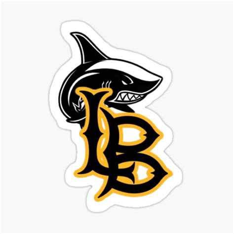 "Cal State Long Beach Sharks" Sticker for Sale by ariannacerv | Redbubble