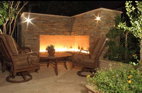 Modern Fireplace - Mesa, AZ - Photo Gallery - Landscaping Network