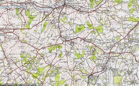 Historic Ordnance Survey Map of Hinton Ampner, 1945