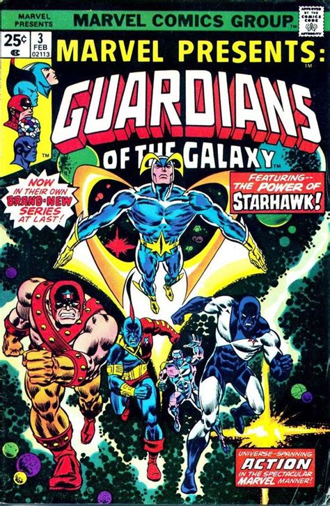 Original Guardians of the Galaxy Marvel Presents Comic Cover Kevin Feige Confirms Original ...