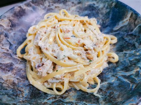 [Homemade] Cream Crab Linguine : r/food