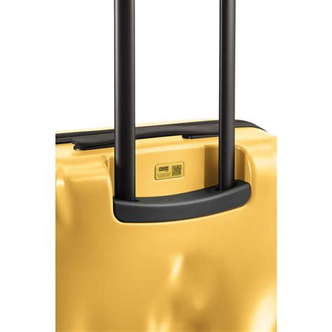 Crash Baggage Icon Trolley Suitcase | Yellow – Sportique