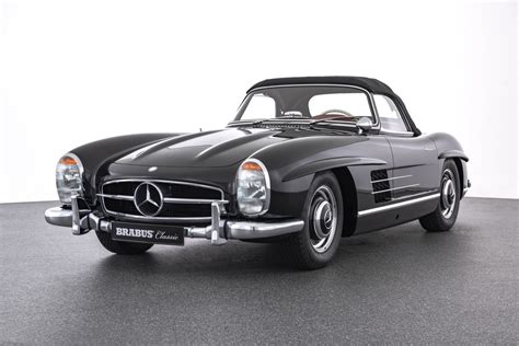 BRABUS Classic – (1958) 300 SL ROADSTER – black with red interior – BOB ...