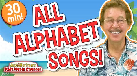 All APHABET Songs! | 30 MINUTES of Alphabet Songs! | Jack Hartmann - YouTube