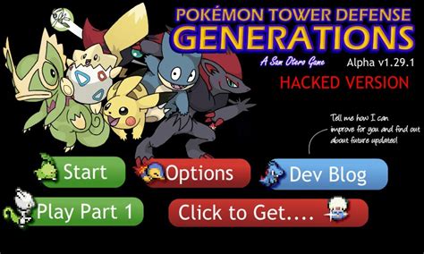 Pokemon Tower Defense 2 - Generations Hacked / Cheats - Hacked Online Games