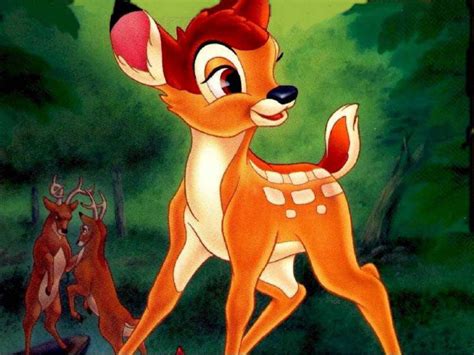 10 Disney Animal Bambi Characters Wallpaper