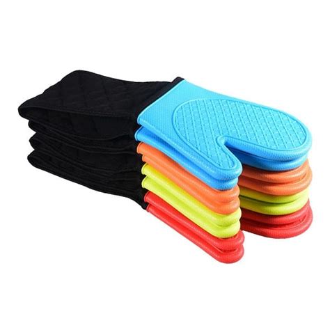 Sleeve gloves, Reusable silicone cooking gloves, Cotton Lining | Siliconeuse