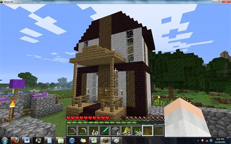 Color Sheep Farm with Netherbrick/Wool House Minecraft Map