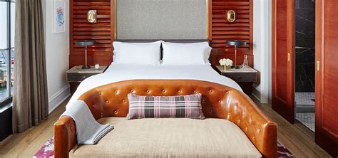 The Sagamore Pendry Baltimore hotel room and suite collection was designed with an eye for ...