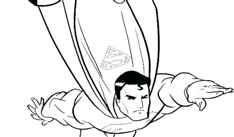 Superman Outline Drawing | Free download on ClipArtMag