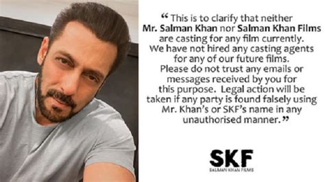 Salman Khan Issues Notice against Fake Calls Under His Name