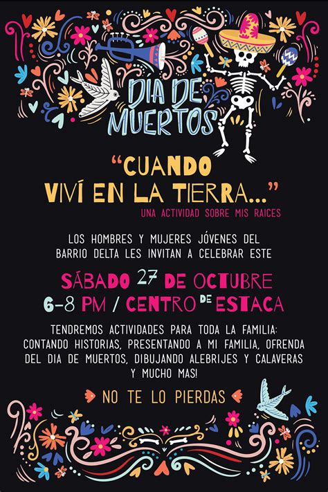 Day of the Death / Dia de los Muertos | Event Poster on Behance