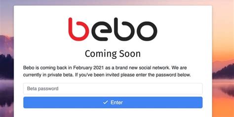 Bebo Is Coming Back in February, As a New Social Network