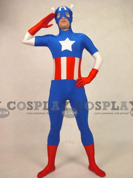 Custom Captain America Costume - CosplayFU.com