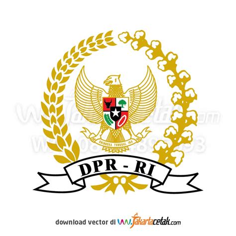 Vector Logo DPR RI