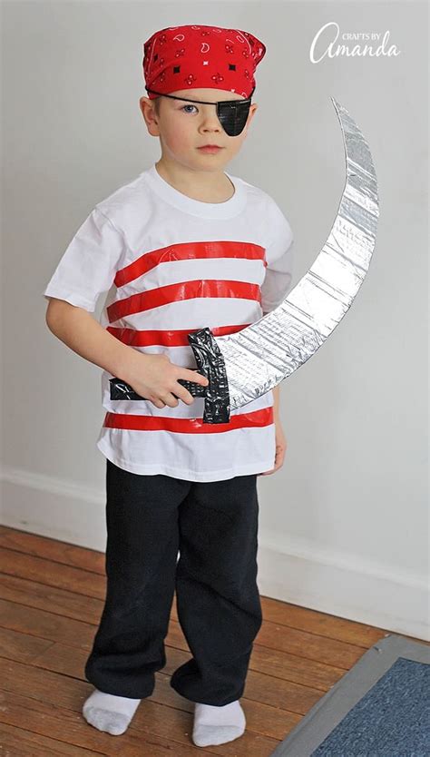 Pirate Costume: Make your own Halloween costume from duct tape