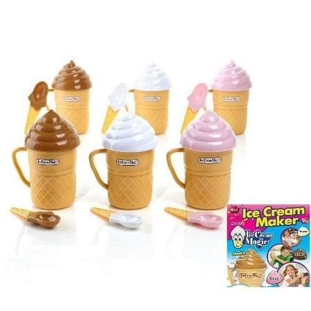 Ice Cream Magic Personal Ice Cream Maker (6 Pack - Each Color Included ...