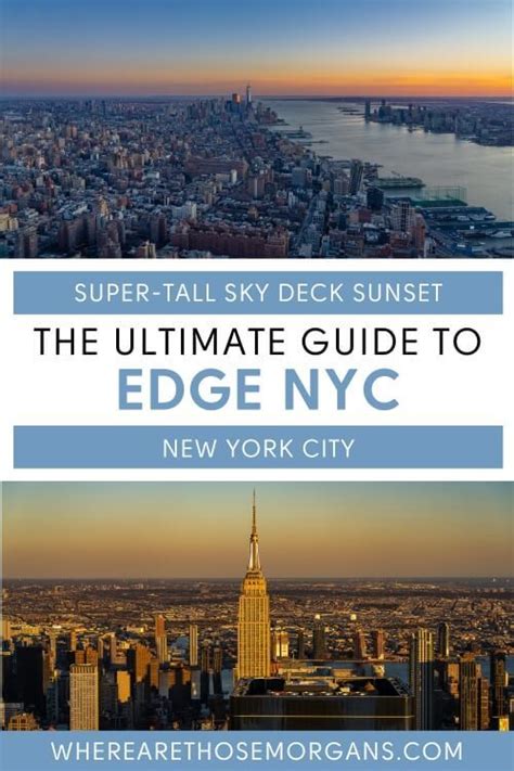 The Edge NYC: Sunset On New York's Stylish Super-Tall Sky Deck