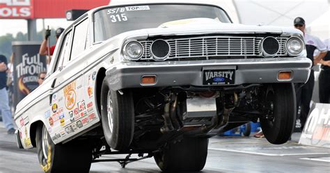 1964 Ford Fairlane Thunderbolt Drag Car In Focus