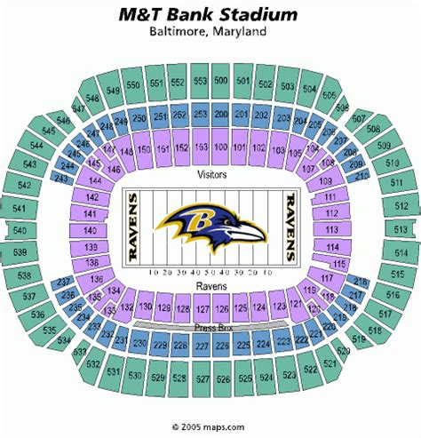 Ravens Stadium Seating Chart - Stadium Seating Chart