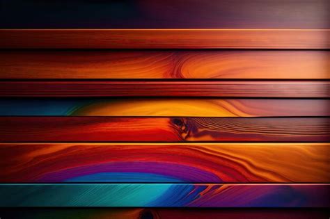 Premium AI Image | Decorative multicolor wood wall background