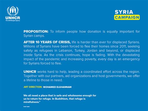 UNHCR Syria Campaign on Behance