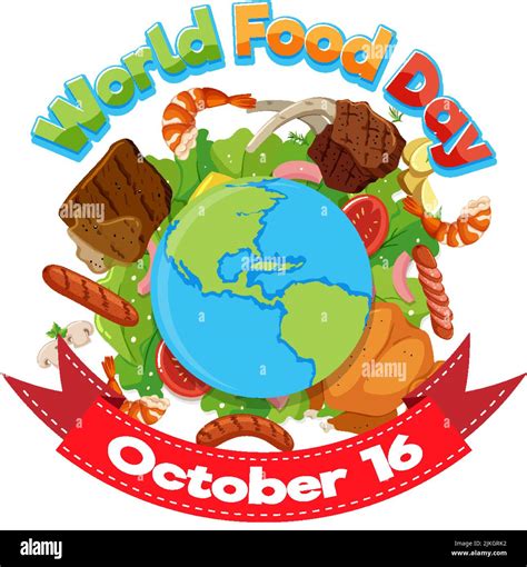 World Food Day Poster Design illustration Stock Vector Image & Art - Alamy