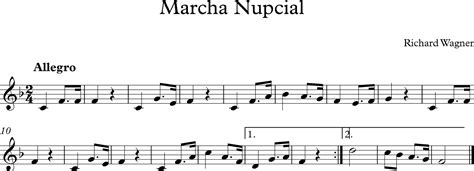 Descubriendo la Música. Partituras para Flauta Dulce o de Pico.: Marcha ...