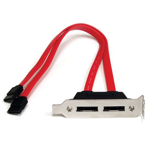 StarTech 2-Port Low-Profile SATA to eSATA Plate ESATAPLT2LP B&H