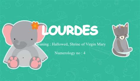 Lourdes Name Meaning